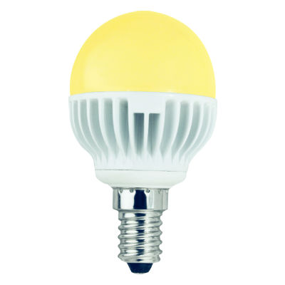 Лампа светодиодная 4,2 Вт Ecola globe LED 4,2W G45 E14 золотистый шар (K4LG42ELC)